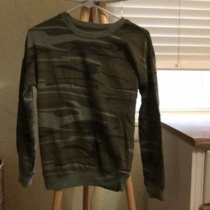 Zoe + Liv Camo Crew Neck